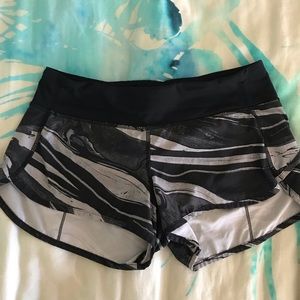 Lululemon speed shorts